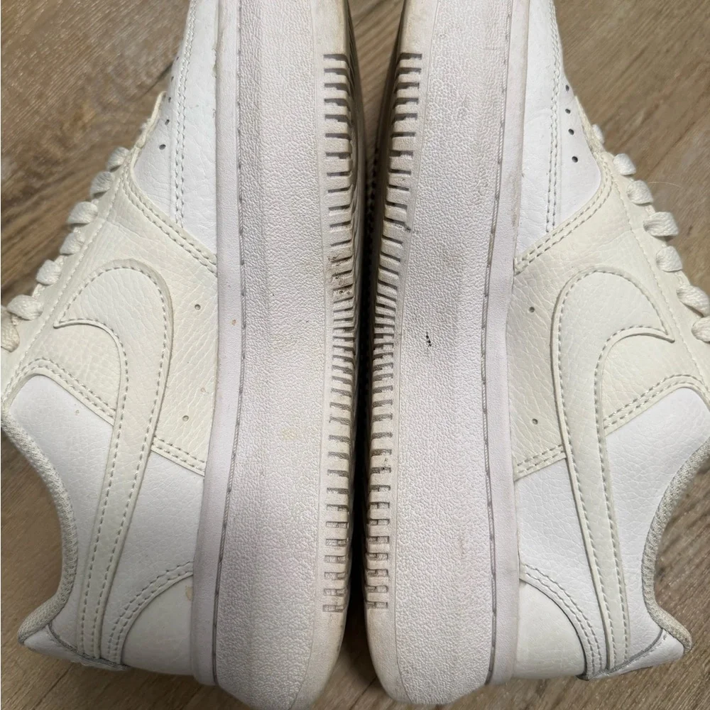 nike court vision white sneakers